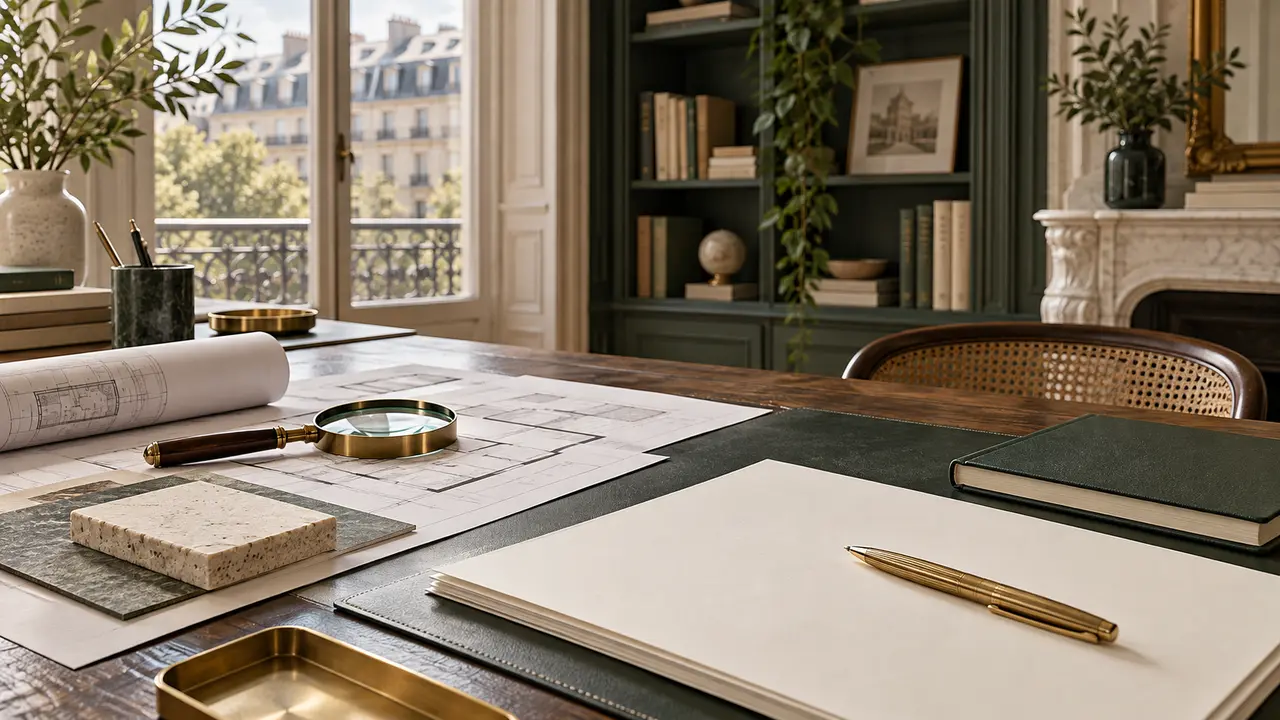 Documents, plans et outils de lecture pour illustrer la méthode éditoriale Relora Immo.